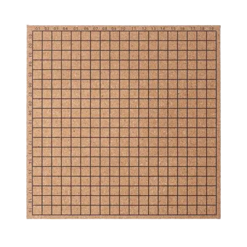 [14004002] Plateau de macramé et liège 20 x 20 cm