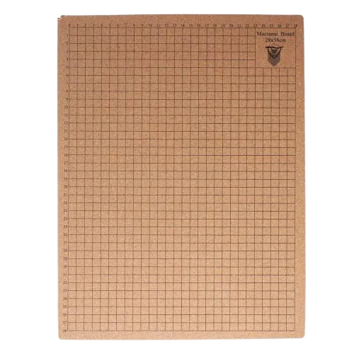 [14004003] Macrame bord kurk 30x40cm