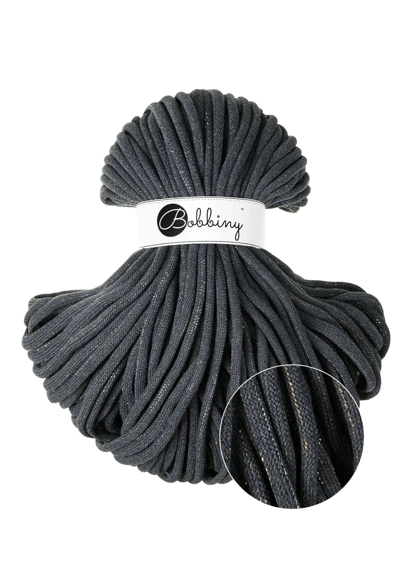 BOBBINY JUMBO - SHINY CHARCOAL LE