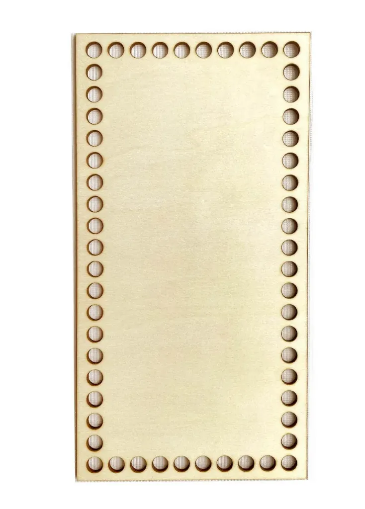 [baza-chustecznik-dno] RECHTHOEK BASIS12,5x24CM