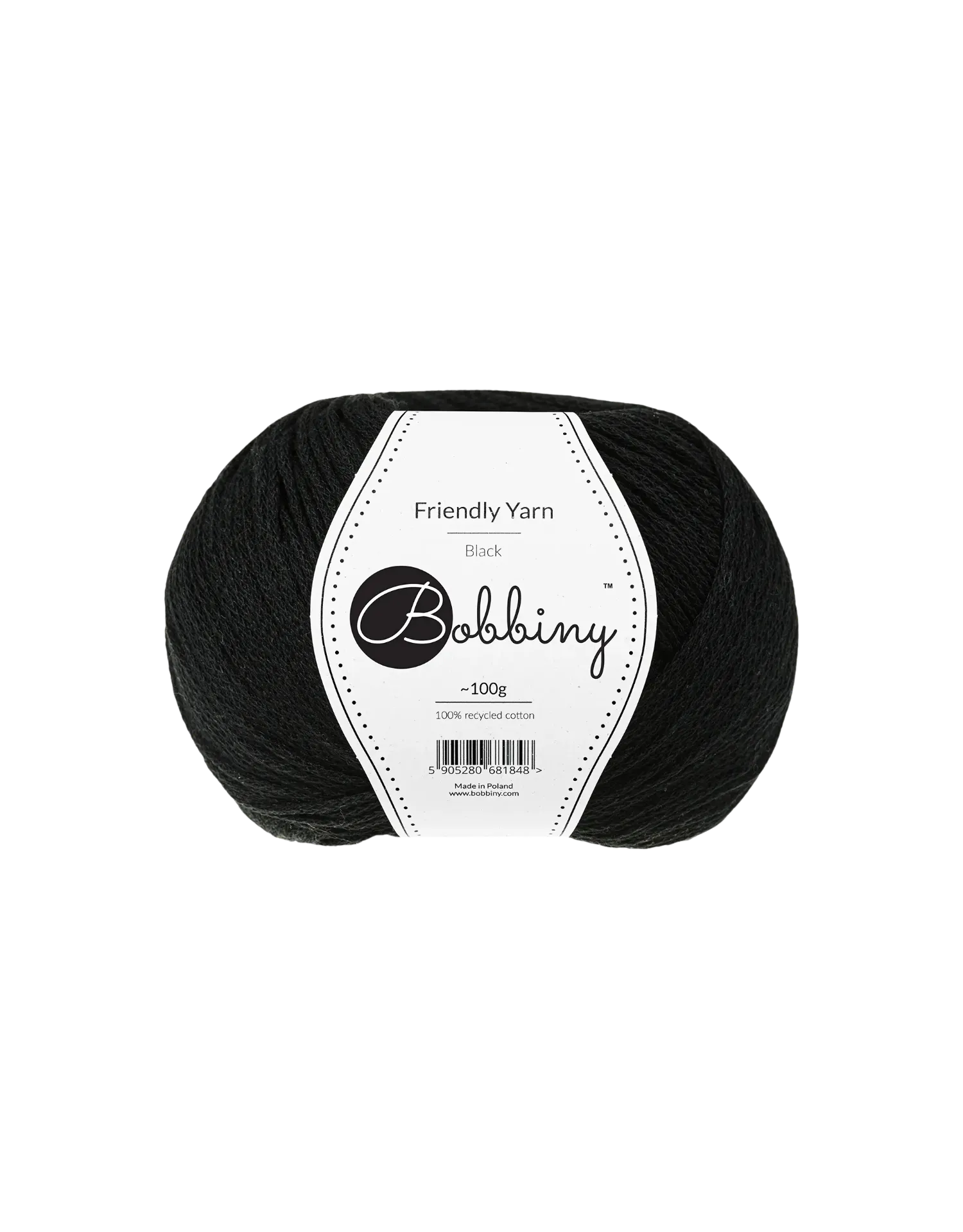 [FY-012] BOBBINY FRIENDLY YARN - BLACK