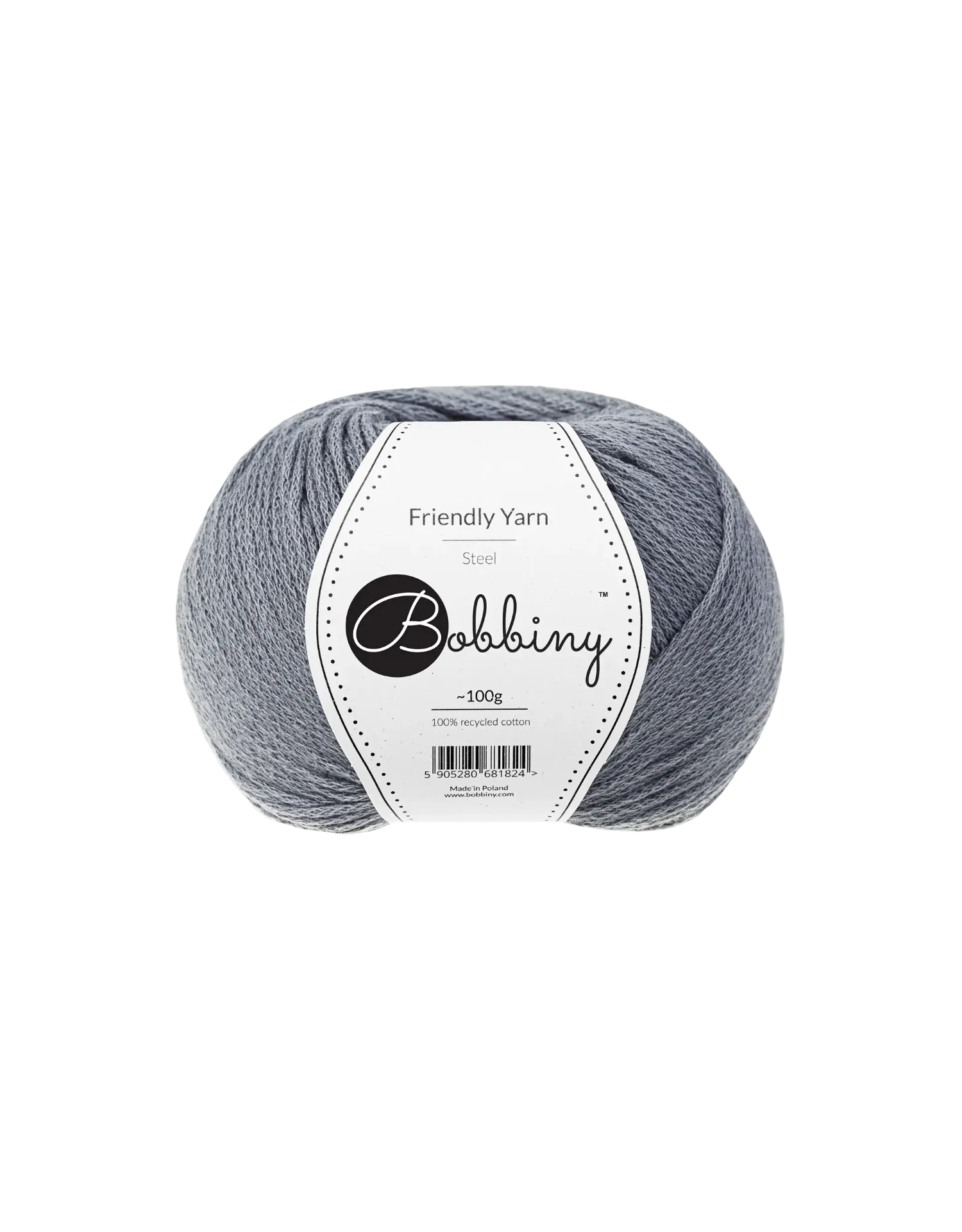 [FY-010] BOBBINY FRIENDLY YARN - STEEL