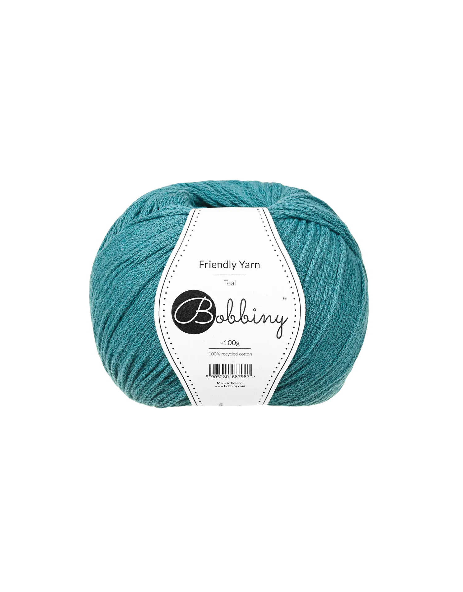 [FY-015] BOBBINY FRIENDLY YARN - TEAL