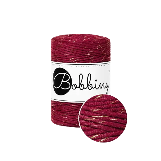 MACRAMÉ 1,5MM - GOLDEN WINE RED LE