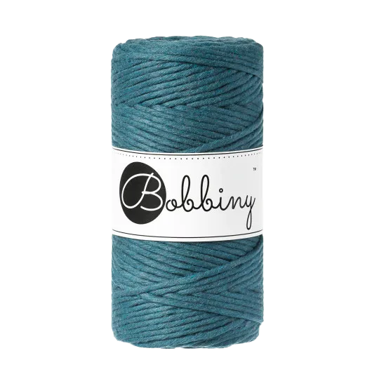 MACRAMÉ 3MM - PEACOCK BLUE