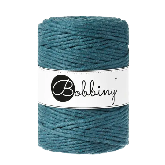 [MX-E021] MACRAMÉ 5MM - PEACOCK BLUE
