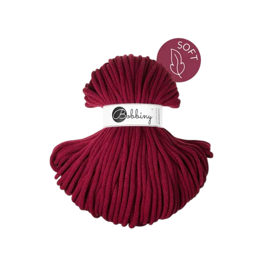 [BF-E014] BOBBINY JUMBO SOFT - WINE RED